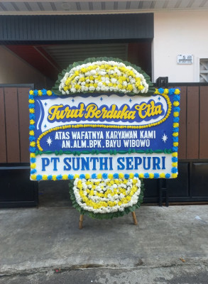 Papan Bunga Duka di Sempaja Timur