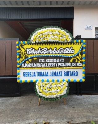 Papan Bunga Duka di Sempaja Timur