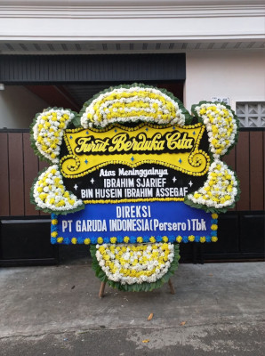 Papan Bunga Duka di Sempaja Timur